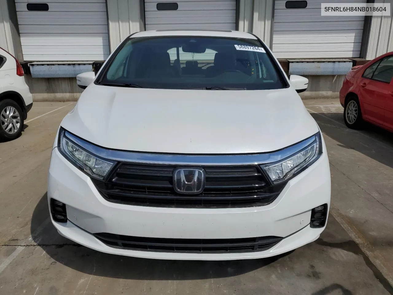 2022 Honda Odyssey Touring VIN: 5FNRL6H84NB018604 Lot: 58897264