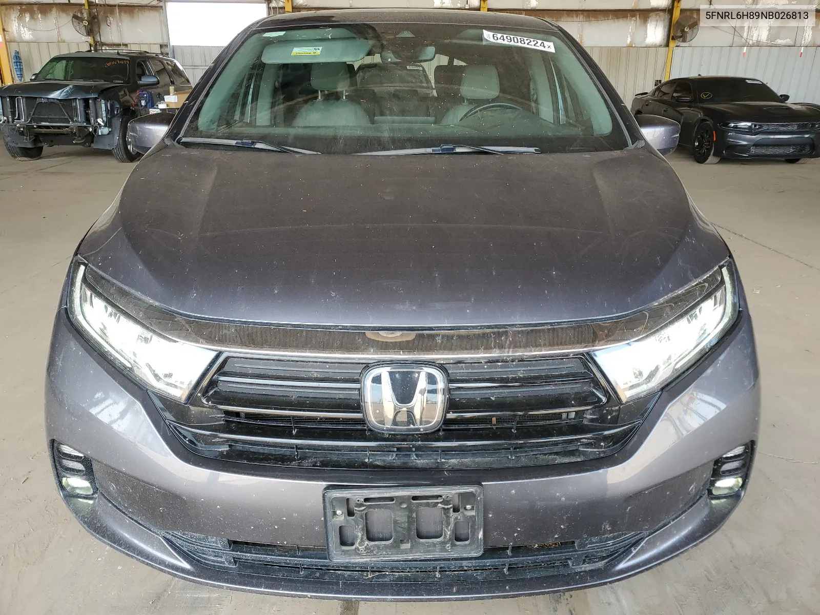 2022 Honda Odyssey Touring VIN: 5FNRL6H89NB026813 Lot: 64908224