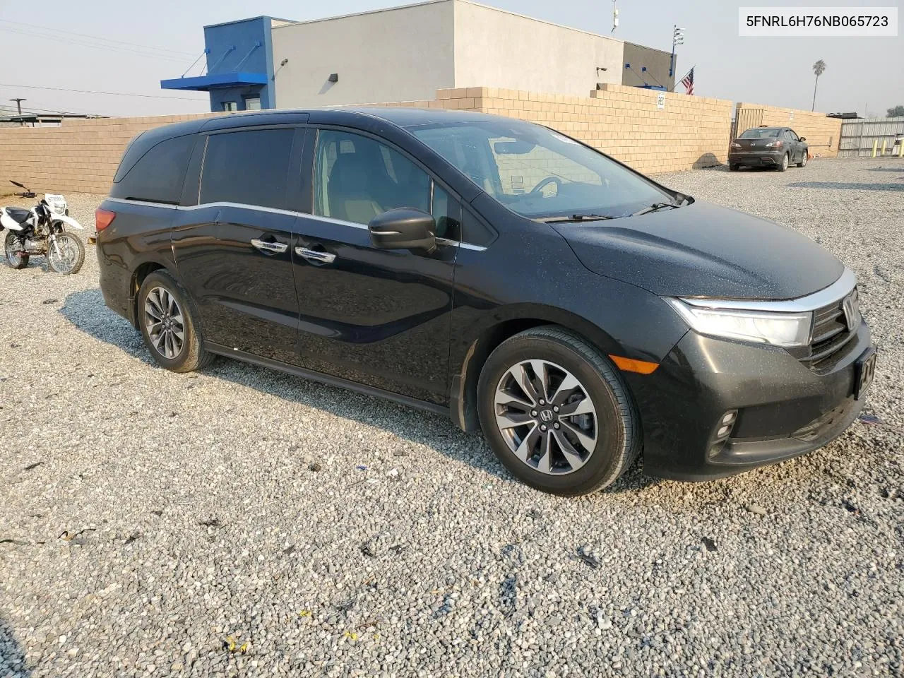 2022 Honda Odyssey Exl VIN: 5FNRL6H76NB065723 Lot: 68686364