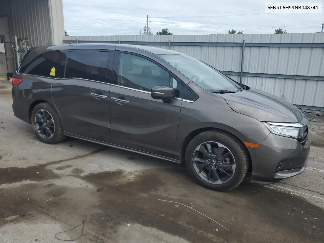 2022 Honda Odyssey Elite VIN: 5FNRL6H99NB048741 Lot: 69218874