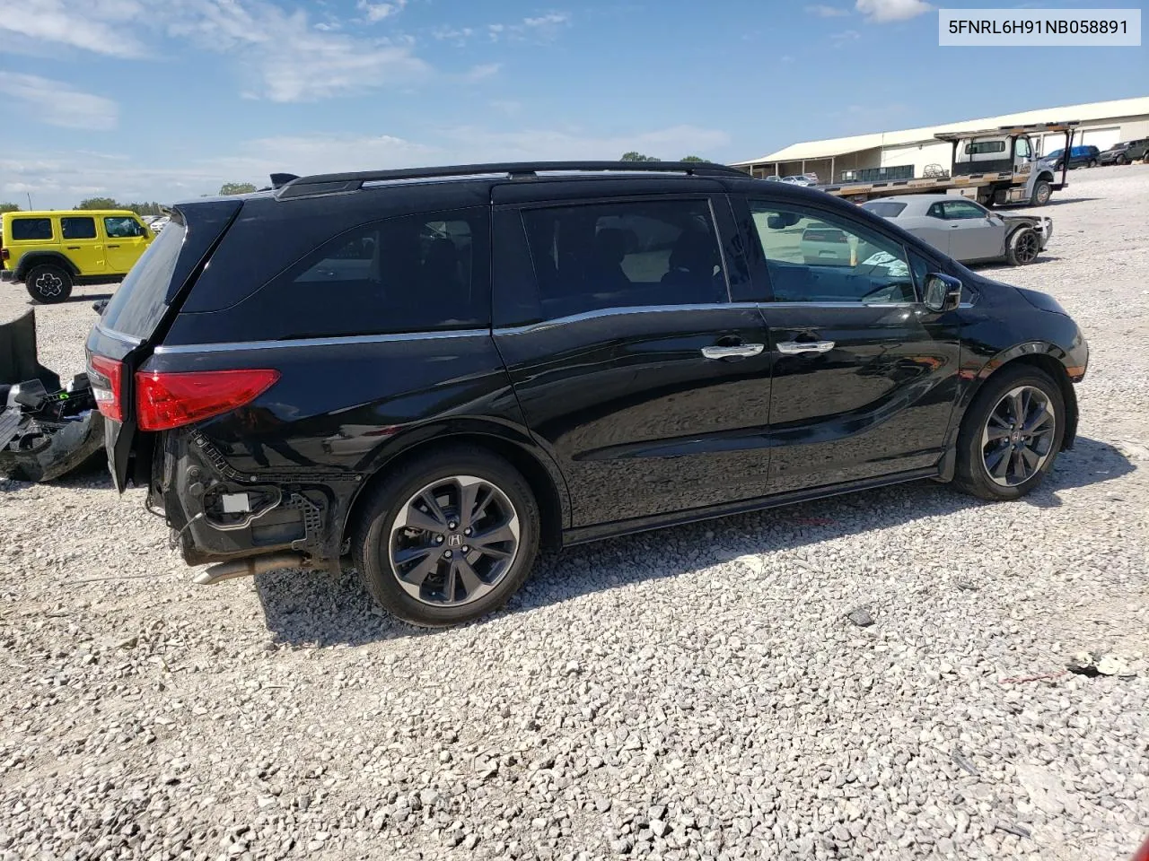 5FNRL6H91NB058891 2022 Honda Odyssey Elite