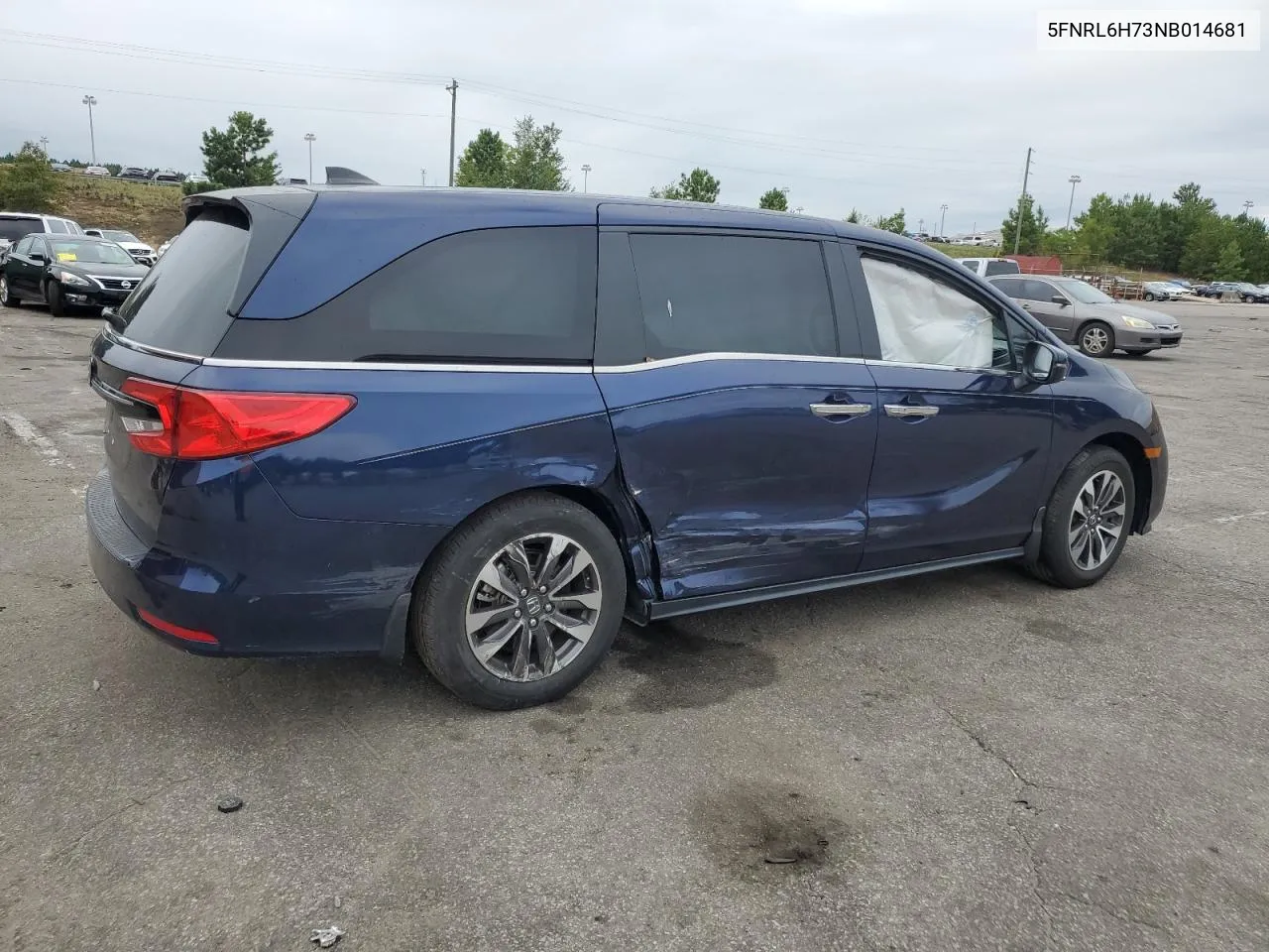 5FNRL6H73NB014681 2022 Honda Odyssey Exl