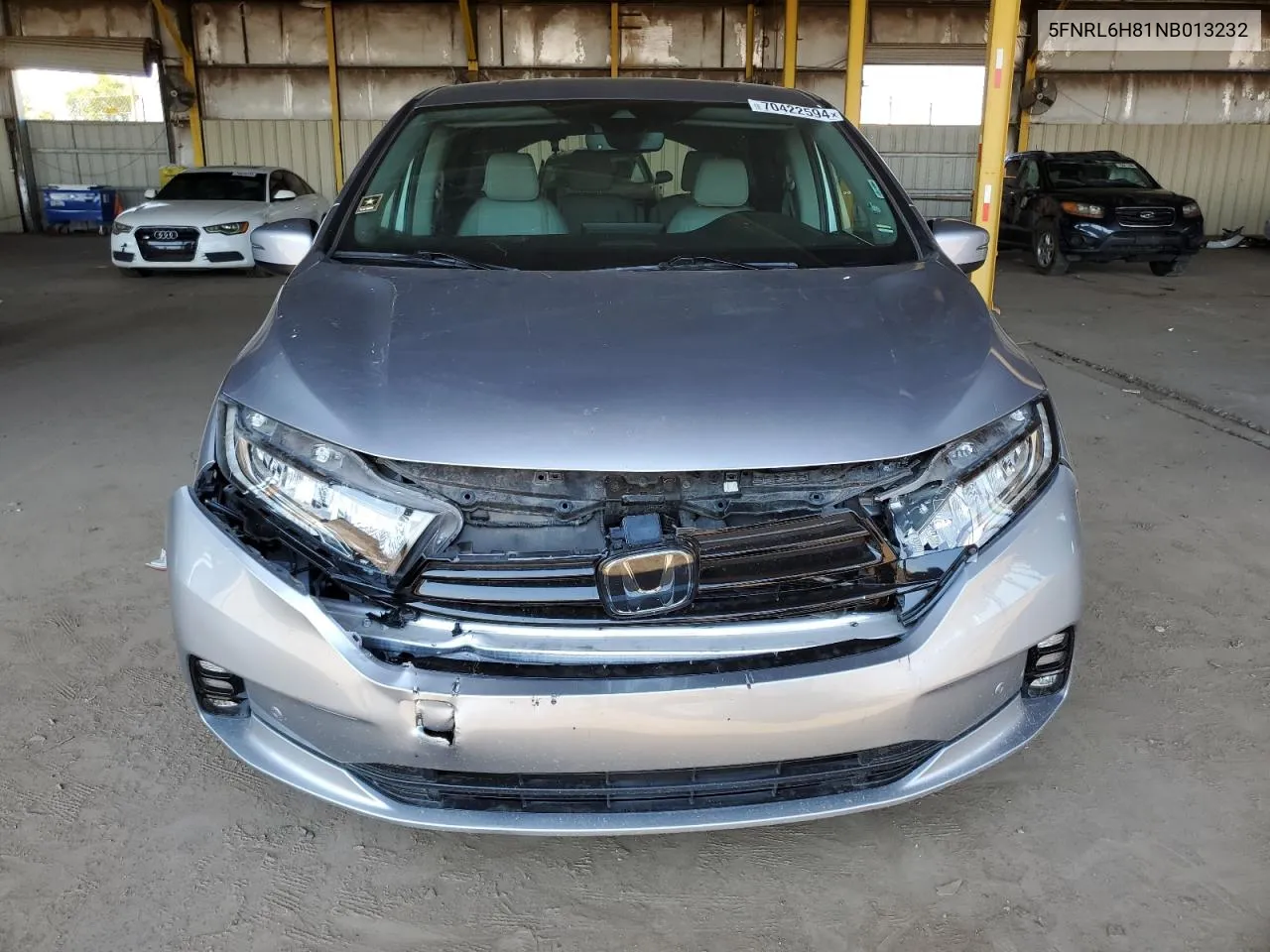 2022 Honda Odyssey Touring VIN: 5FNRL6H81NB013232 Lot: 70422594