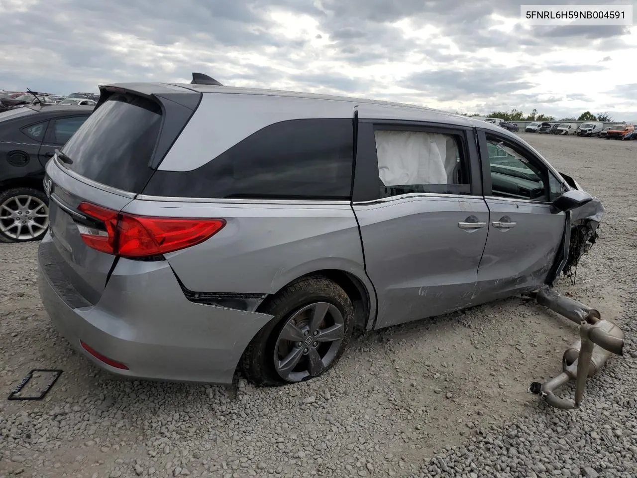 2022 Honda Odyssey Ex VIN: 5FNRL6H59NB004591 Lot: 72040734