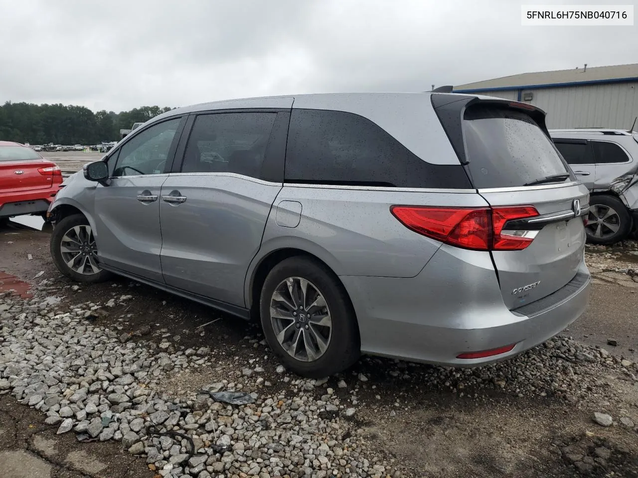 2022 Honda Odyssey Exl VIN: 5FNRL6H75NB040716 Lot: 73030644