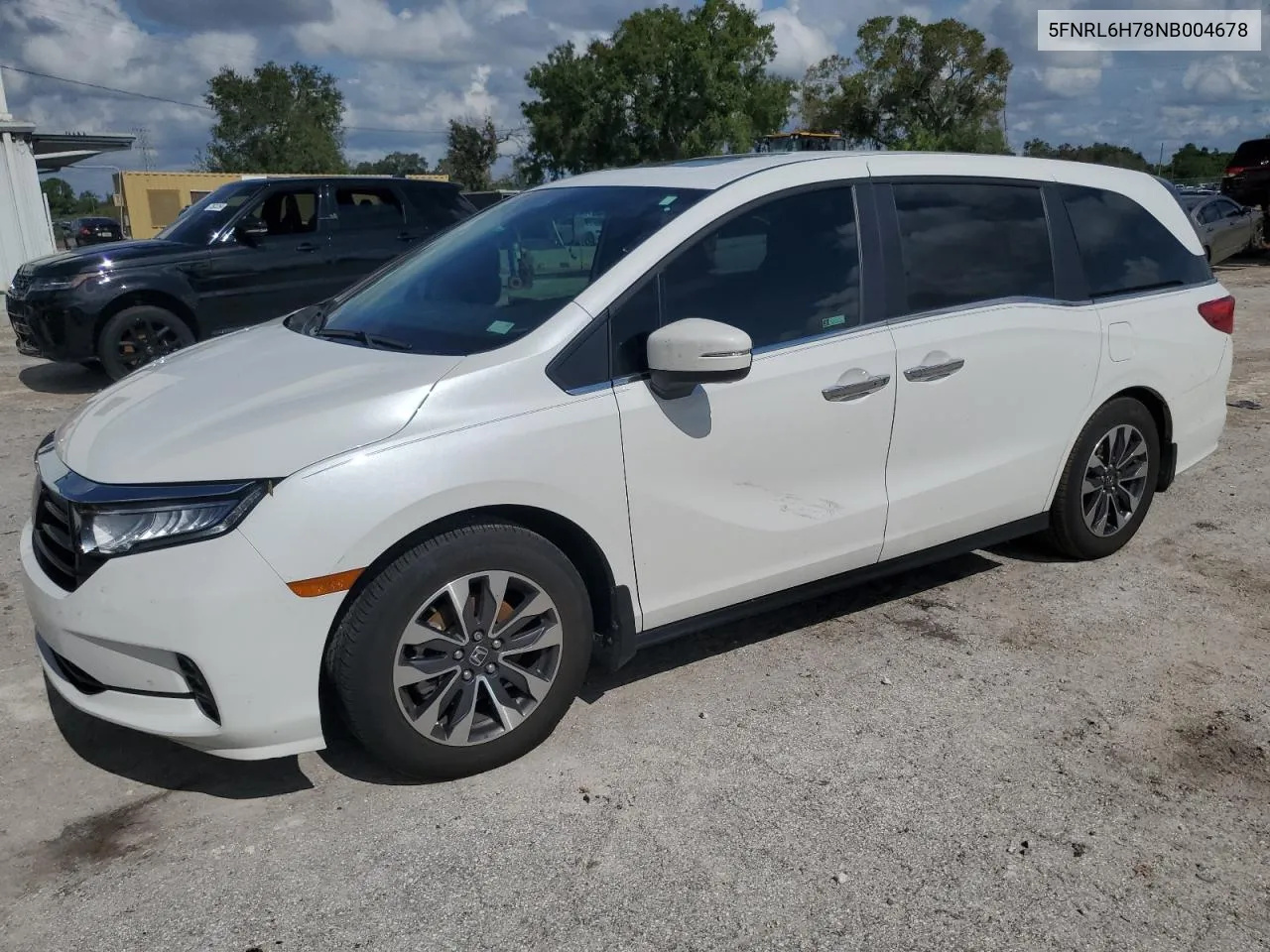 2022 Honda Odyssey Exl VIN: 5FNRL6H78NB004678 Lot: 73142004