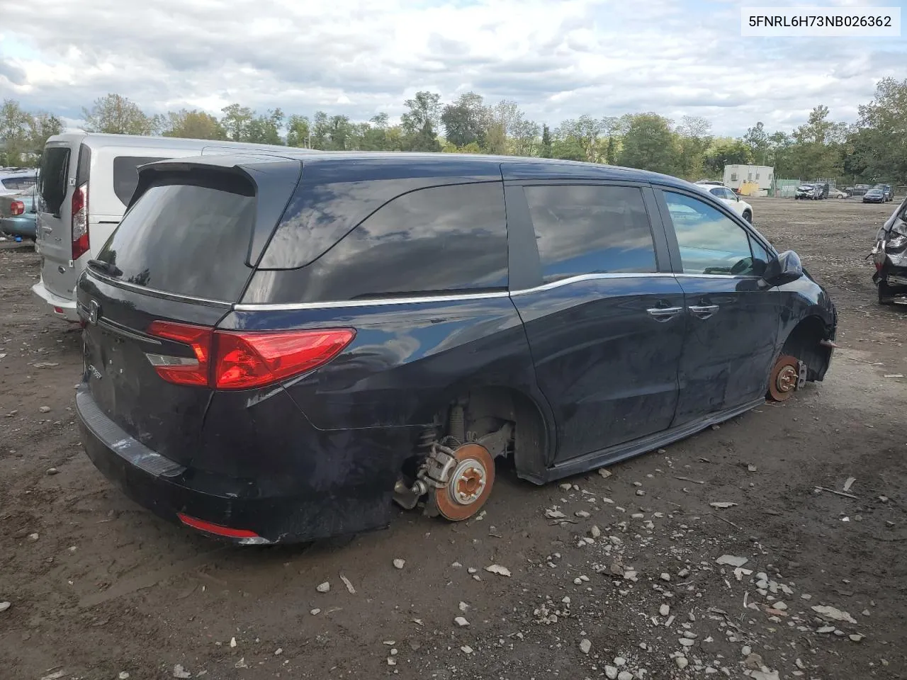 5FNRL6H73NB026362 2022 Honda Odyssey Exl