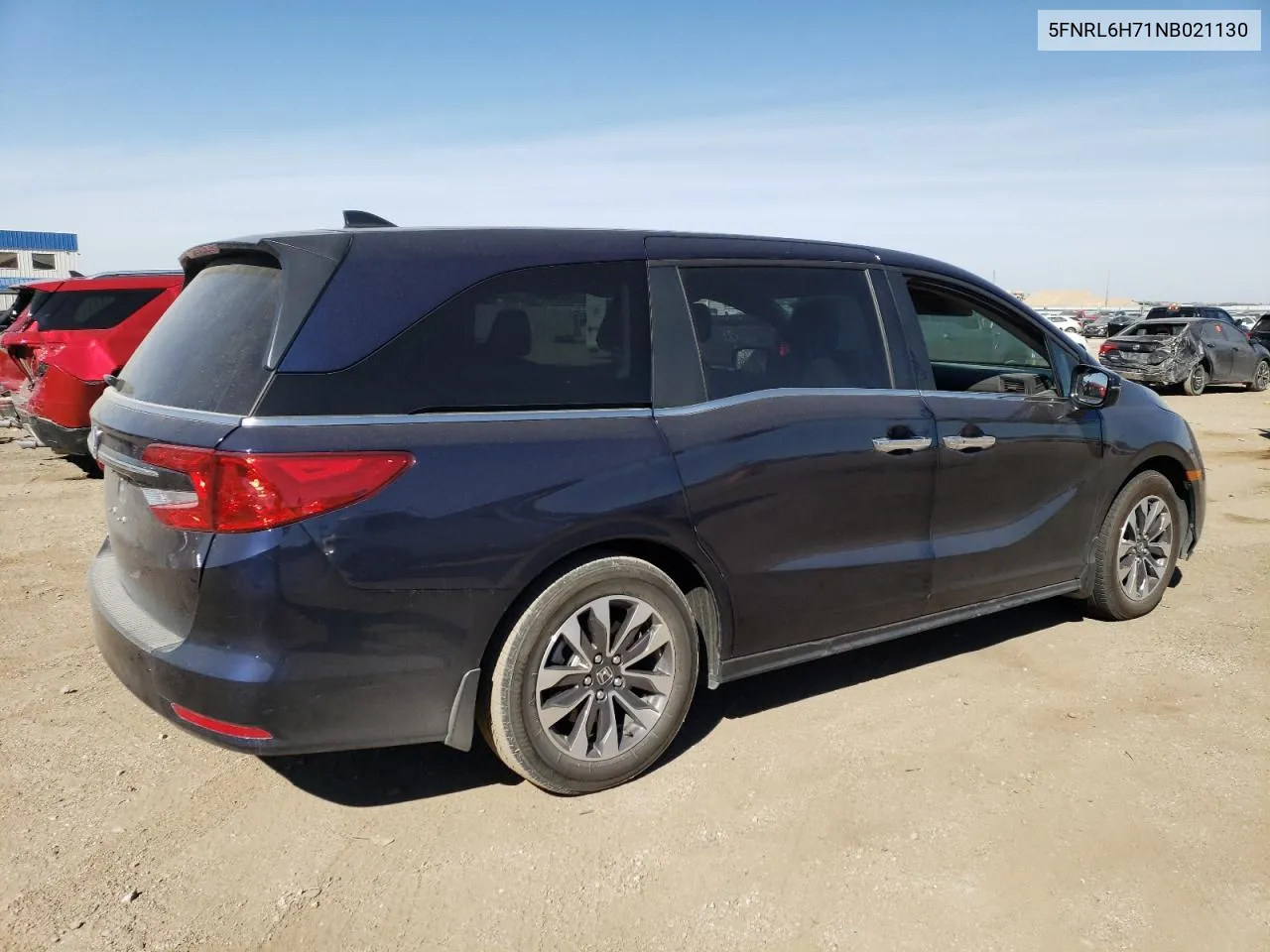 2022 Honda Odyssey Exl VIN: 5FNRL6H71NB021130 Lot: 73951674