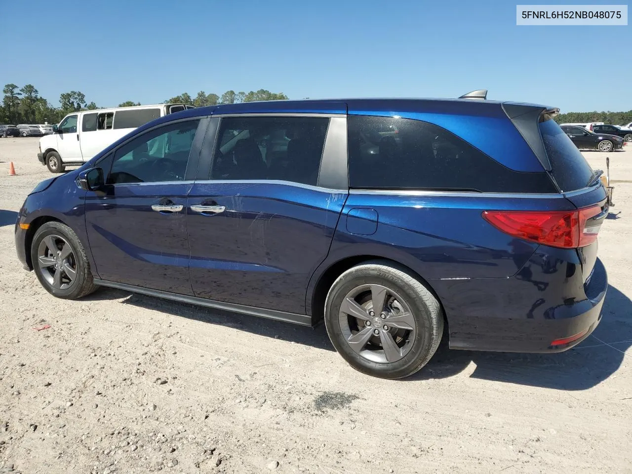 2022 Honda Odyssey Ex VIN: 5FNRL6H52NB048075 Lot: 75828204