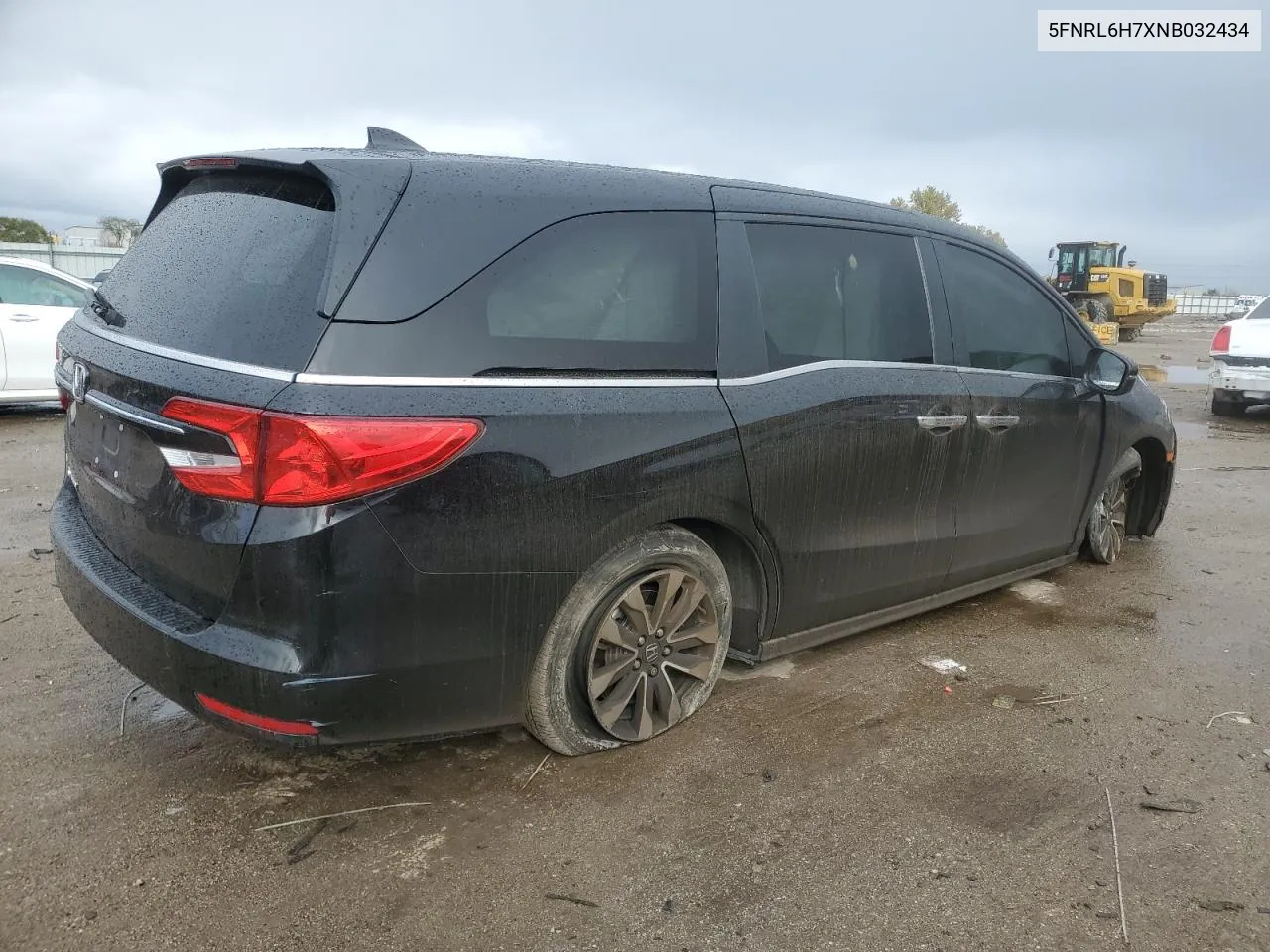 2022 Honda Odyssey Exl VIN: 5FNRL6H7XNB032434 Lot: 76049024