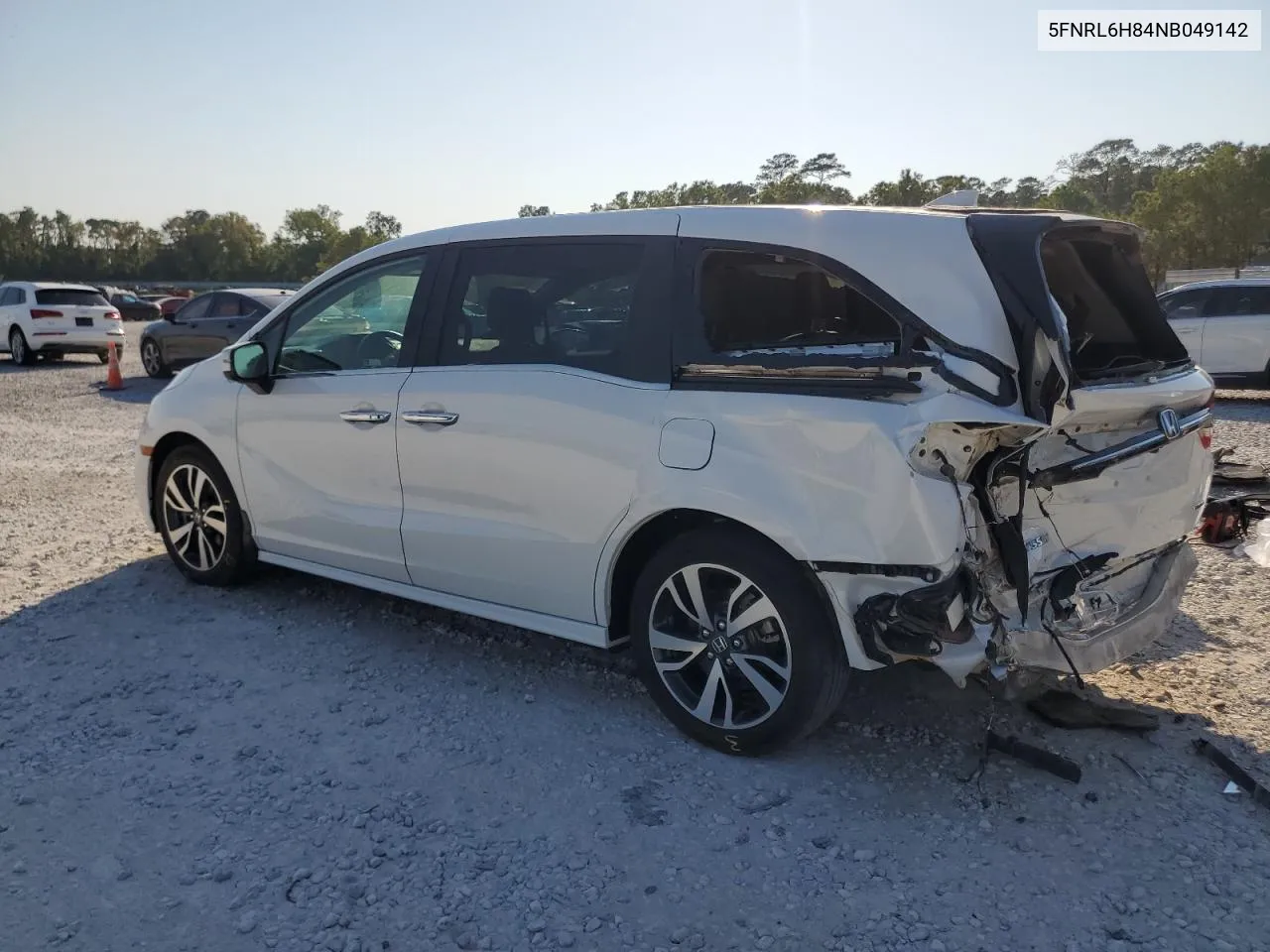 2022 Honda Odyssey Touring VIN: 5FNRL6H84NB049142 Lot: 76105074