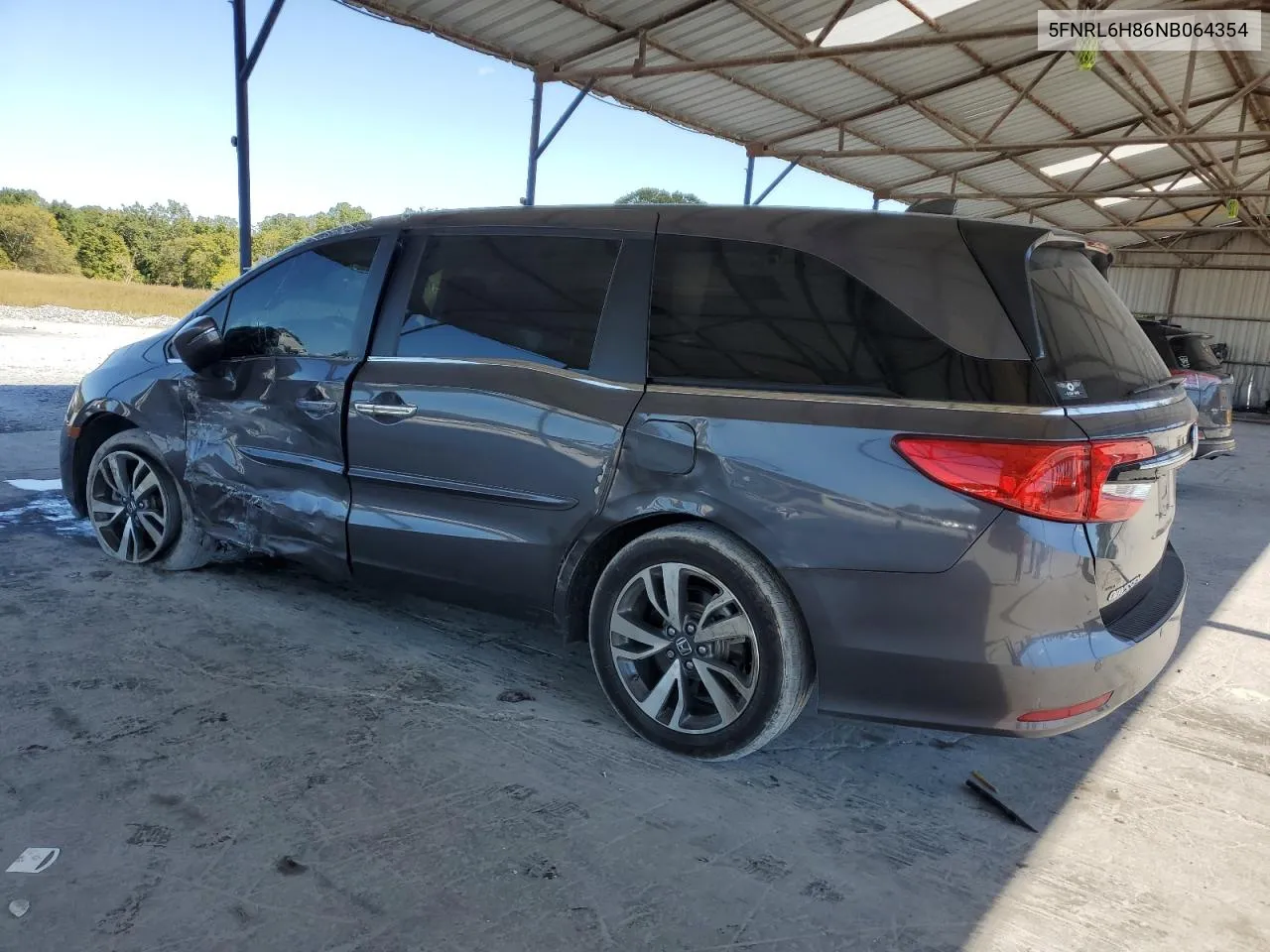 2022 Honda Odyssey Touring VIN: 5FNRL6H86NB064354 Lot: 76155744