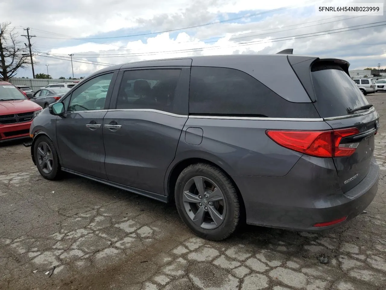 2022 Honda Odyssey Ex VIN: 5FNRL6H54NB023999 Lot: 76309744