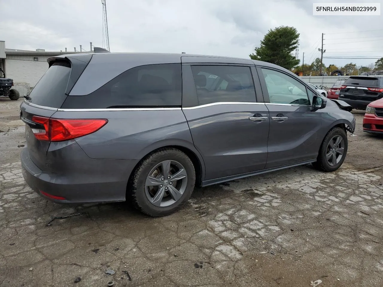 2022 Honda Odyssey Ex VIN: 5FNRL6H54NB023999 Lot: 76309744