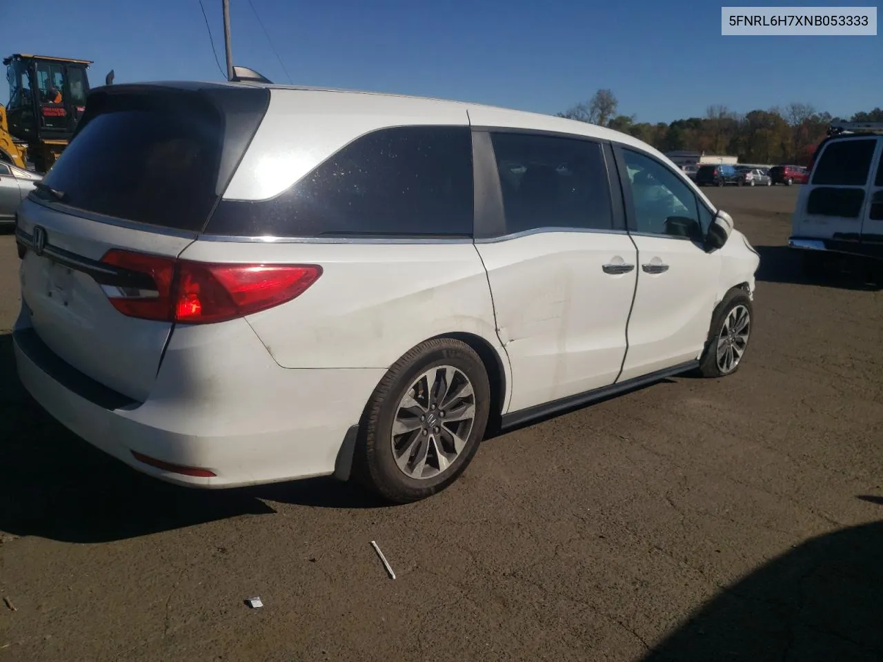 2022 Honda Odyssey Exl VIN: 5FNRL6H7XNB053333 Lot: 76760294