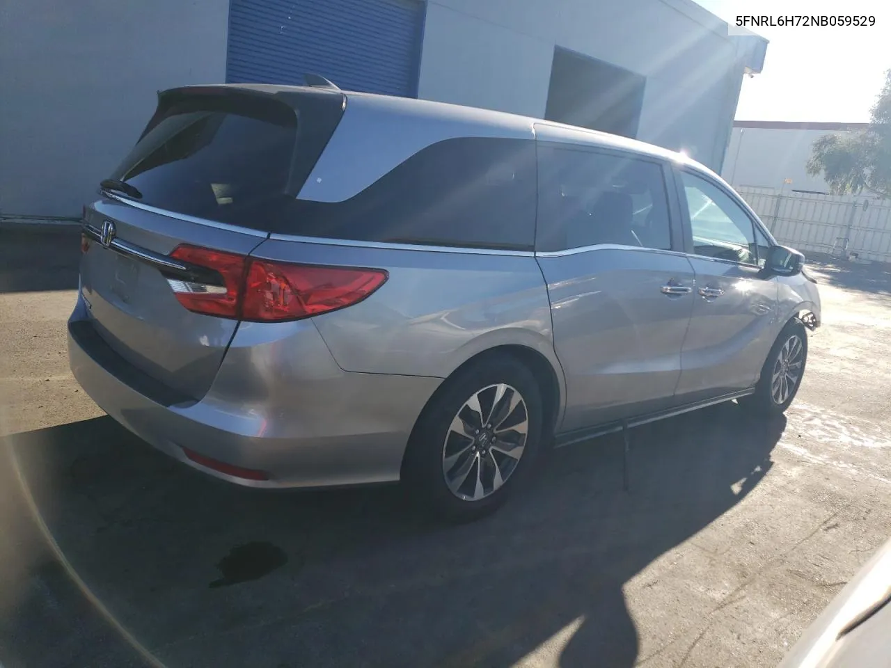 2022 Honda Odyssey Exl VIN: 5FNRL6H72NB059529 Lot: 79142064