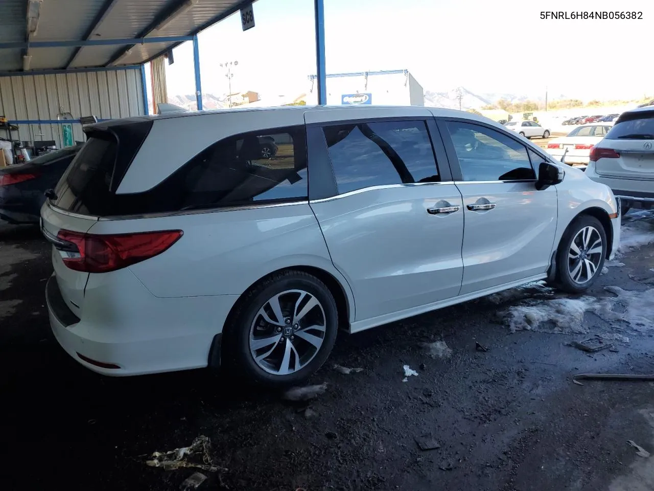 2022 Honda Odyssey Touring VIN: 5FNRL6H84NB056382 Lot: 79774444