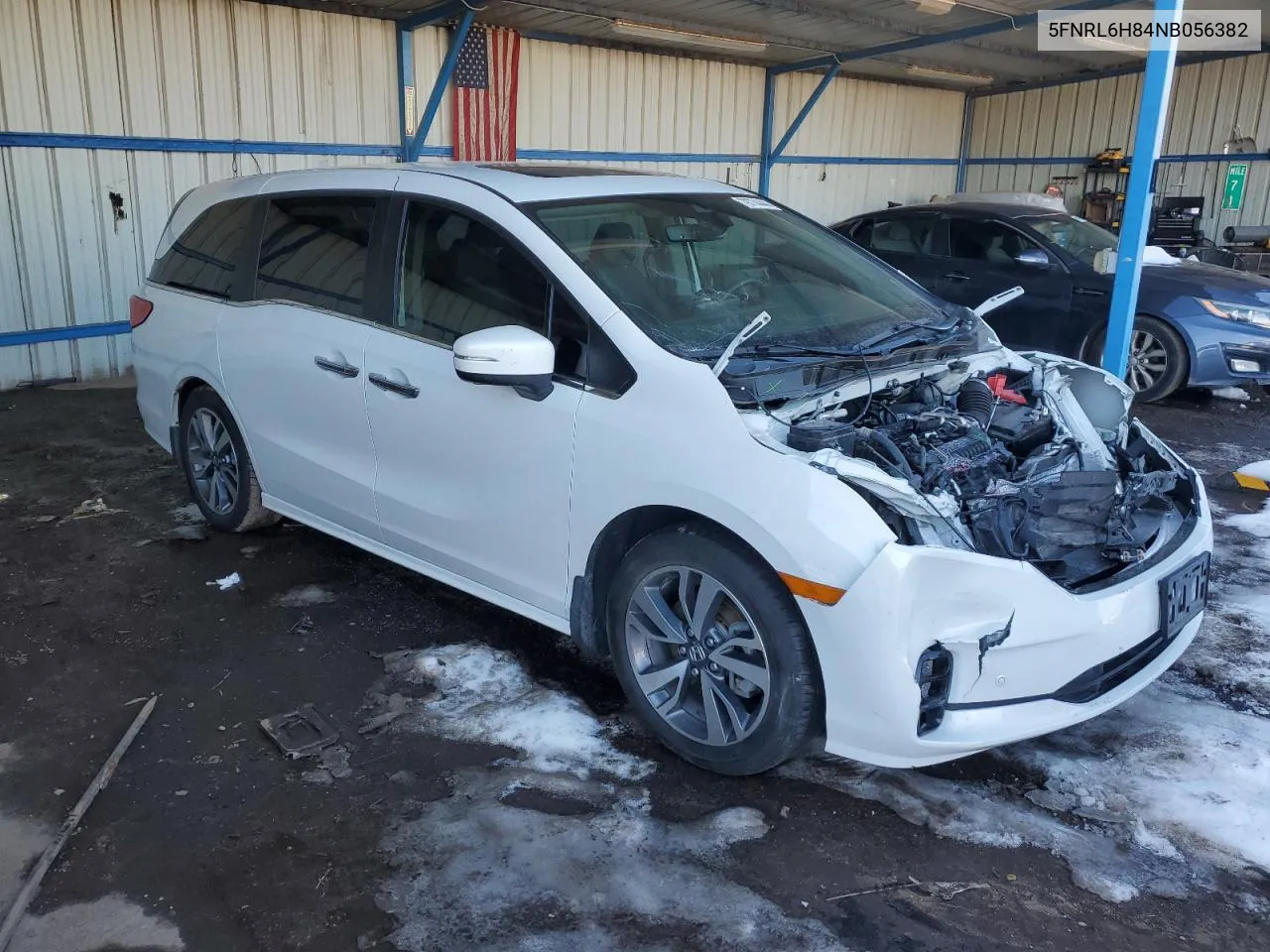 2022 Honda Odyssey Touring VIN: 5FNRL6H84NB056382 Lot: 79774444