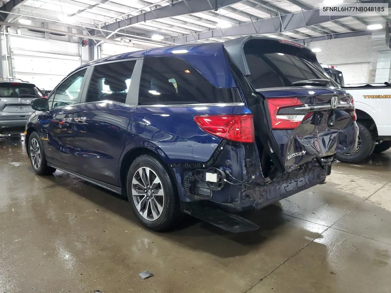 2022 Honda Odyssey Exl VIN: 5FNRL6H77NB048185 Lot: 79962354