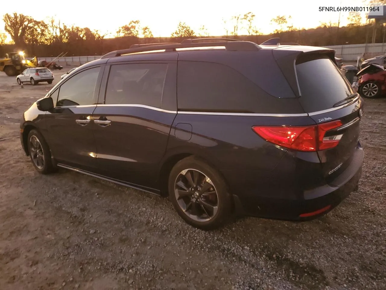 2022 Honda Odyssey Elite VIN: 5FNRL6H99NB011964 Lot: 80951424