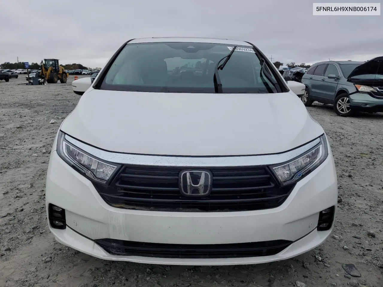 2022 Honda Odyssey Elite VIN: 5FNRL6H9XNB006174 Lot: 80969234