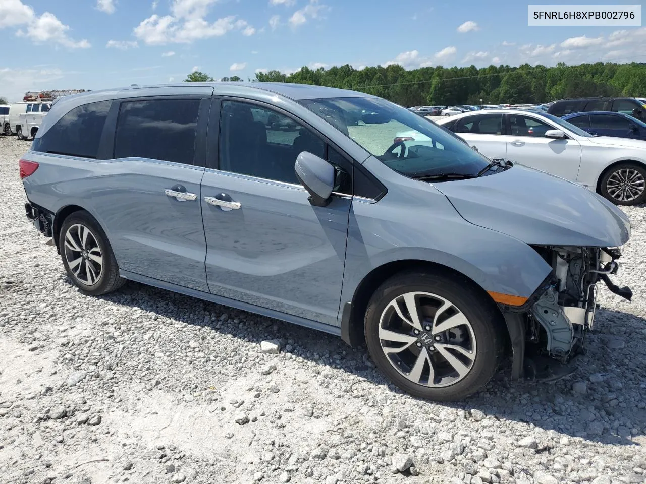 2023 Honda Odyssey Touring VIN: 5FNRL6H8XPB002796 Lot: 50865684