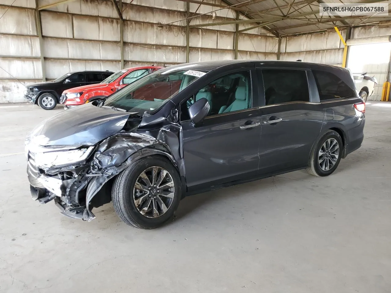 2023 Honda Odyssey Exl VIN: 5FNRL6H60PB067588 Lot: 52672214