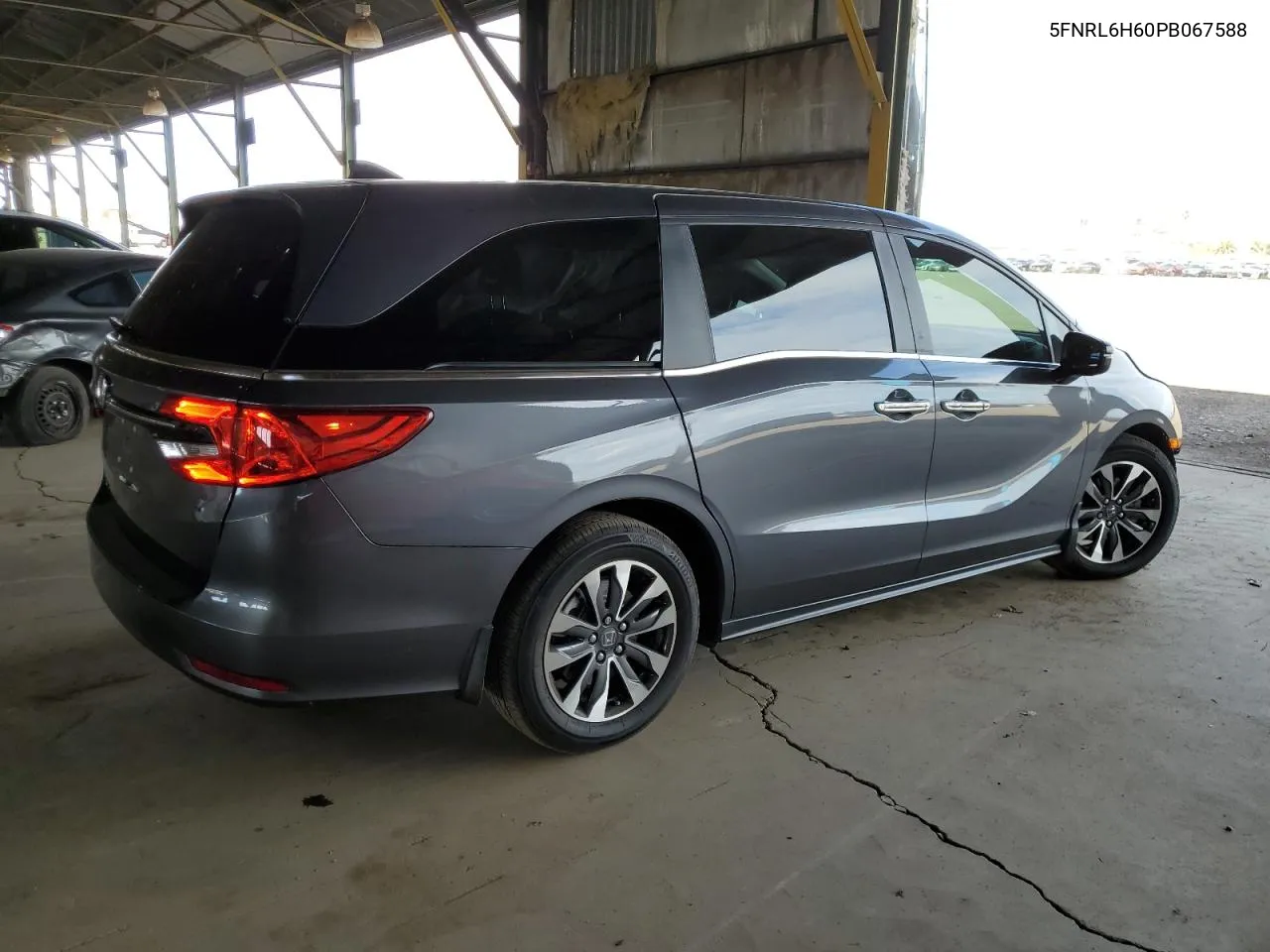 2023 Honda Odyssey Exl VIN: 5FNRL6H60PB067588 Lot: 52672214