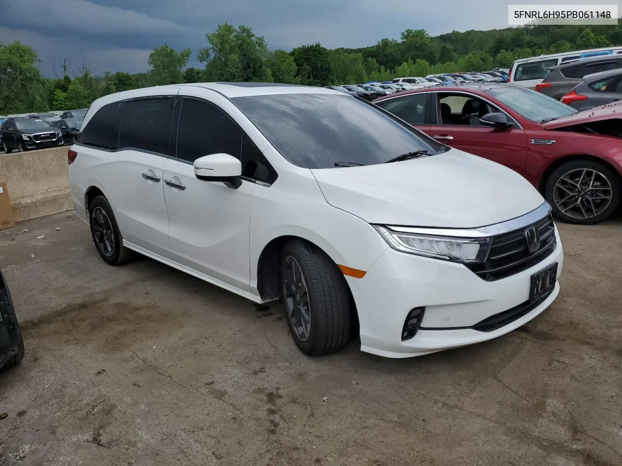 2023 Honda Odyssey Elite VIN: 5FNRL6H95PB061148 Lot: 59736654