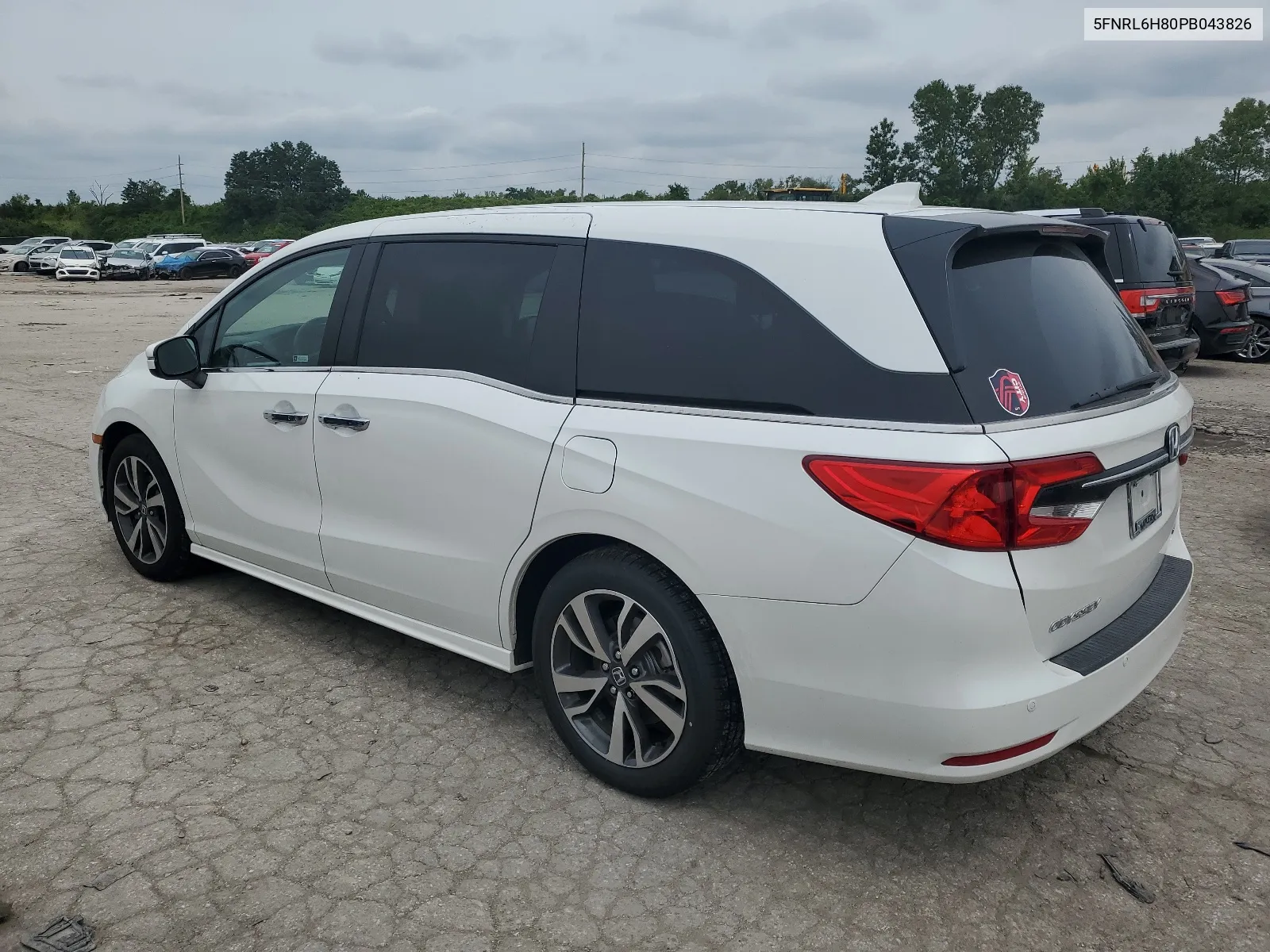 2023 Honda Odyssey Touring VIN: 5FNRL6H80PB043826 Lot: 67079044