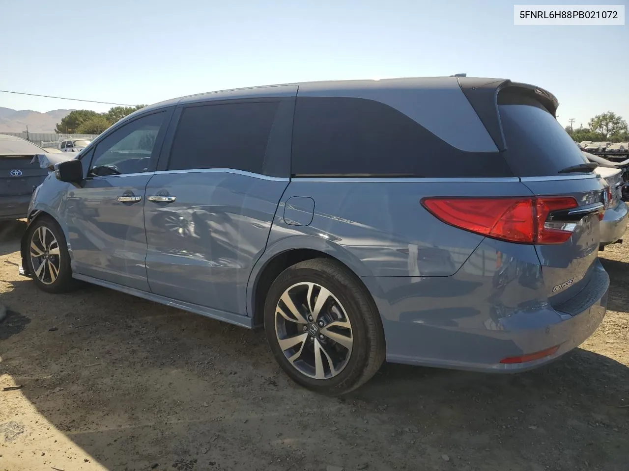 2023 Honda Odyssey Touring VIN: 5FNRL6H88PB021072 Lot: 69507204