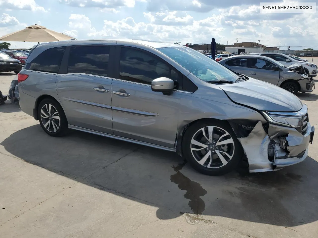 2023 Honda Odyssey Touring VIN: 5FNRL6H82PB043830 Lot: 70582604