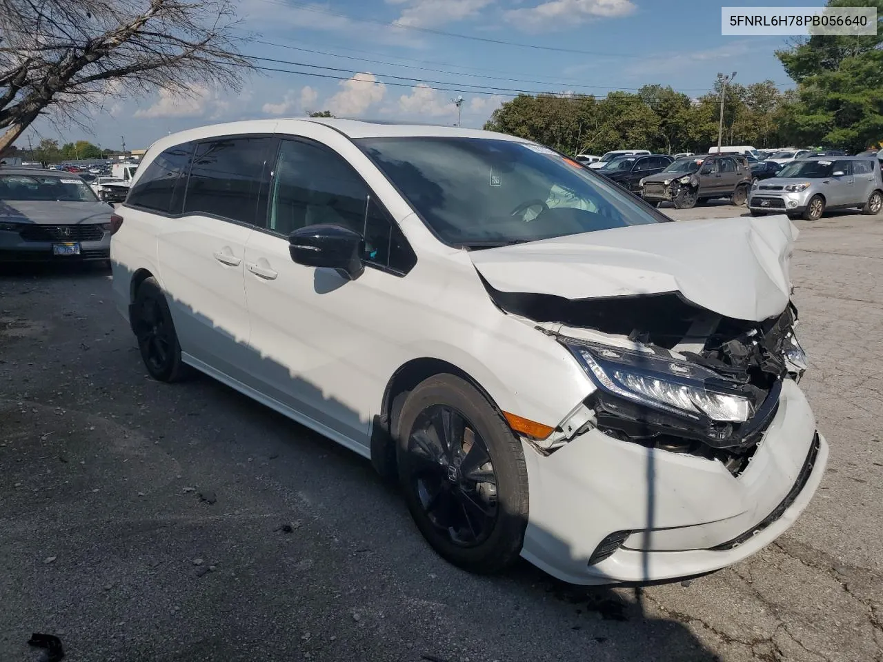 2023 Honda Odyssey Sport-L VIN: 5FNRL6H78PB056640 Lot: 70672754