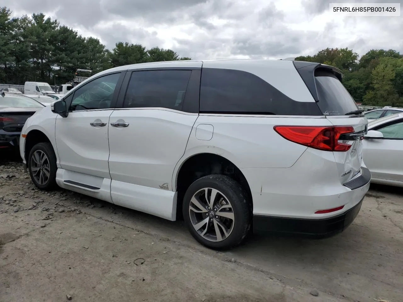 2023 Honda Odyssey Touring VIN: 5FNRL6H85PB001426 Lot: 71075584