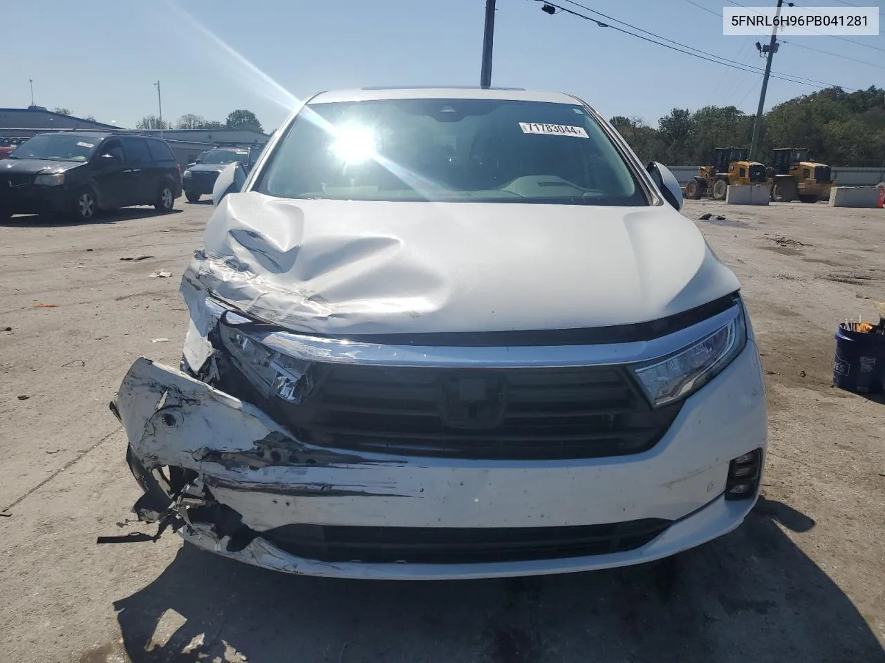 2023 Honda Odyssey Elite VIN: 5FNRL6H96PB041281 Lot: 71783044