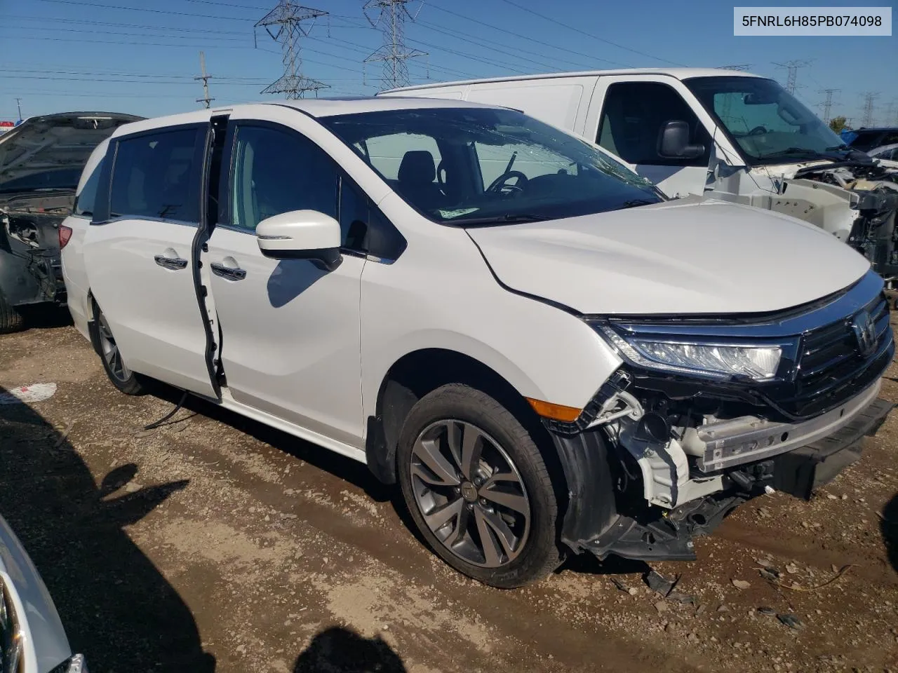 2023 Honda Odyssey Touring VIN: 5FNRL6H85PB074098 Lot: 73105334