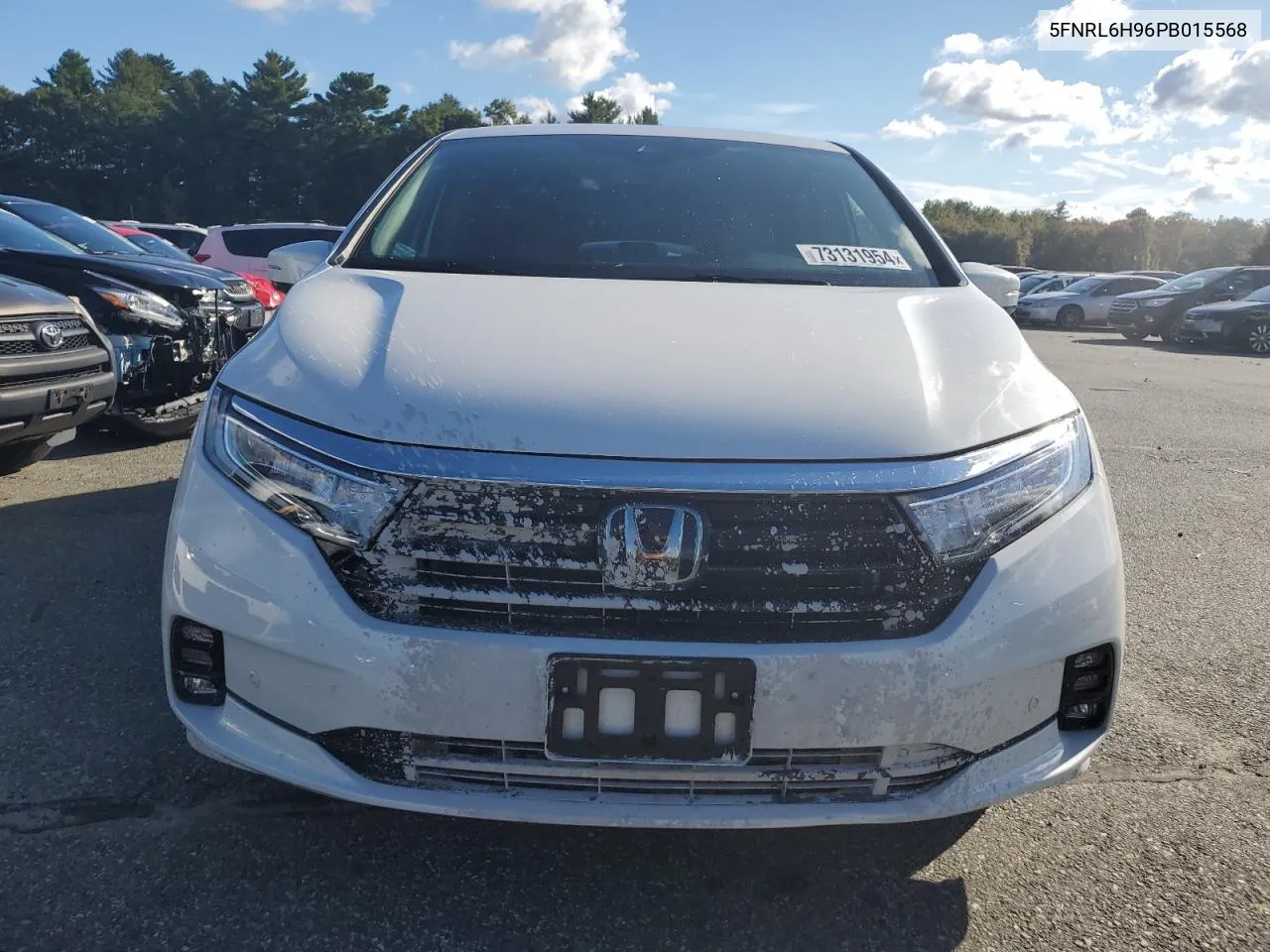 2023 Honda Odyssey Elite VIN: 5FNRL6H96PB015568 Lot: 73131954