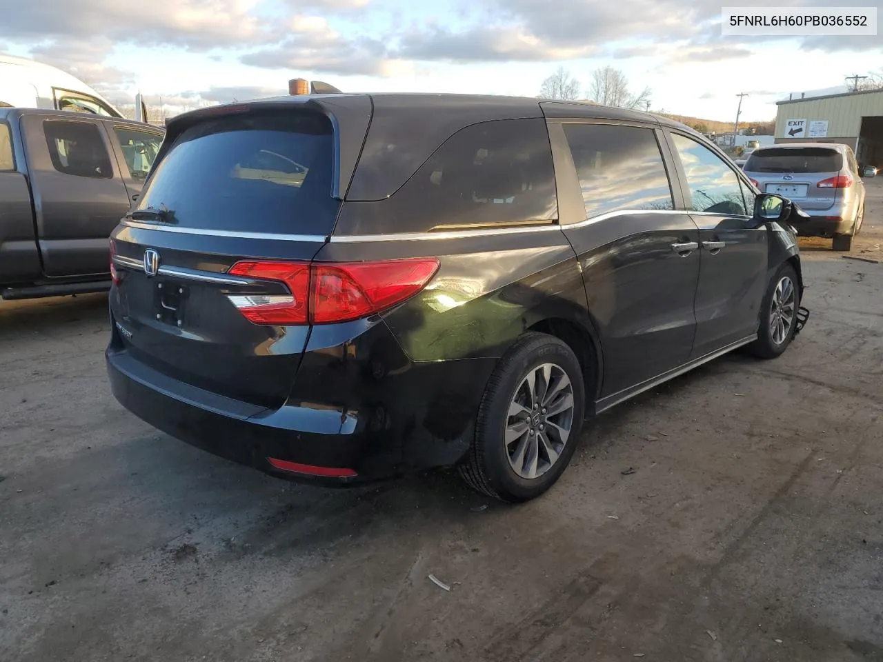 2023 Honda Odyssey Exl VIN: 5FNRL6H60PB036552 Lot: 75830254