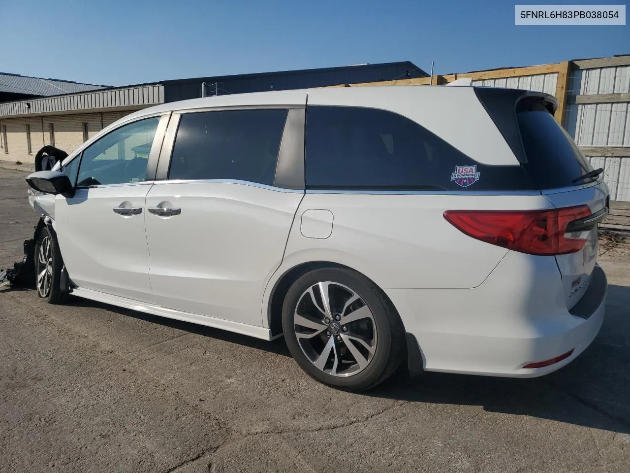 2023 Honda Odyssey Touring VIN: 5FNRL6H83PB038054 Lot: 76794734