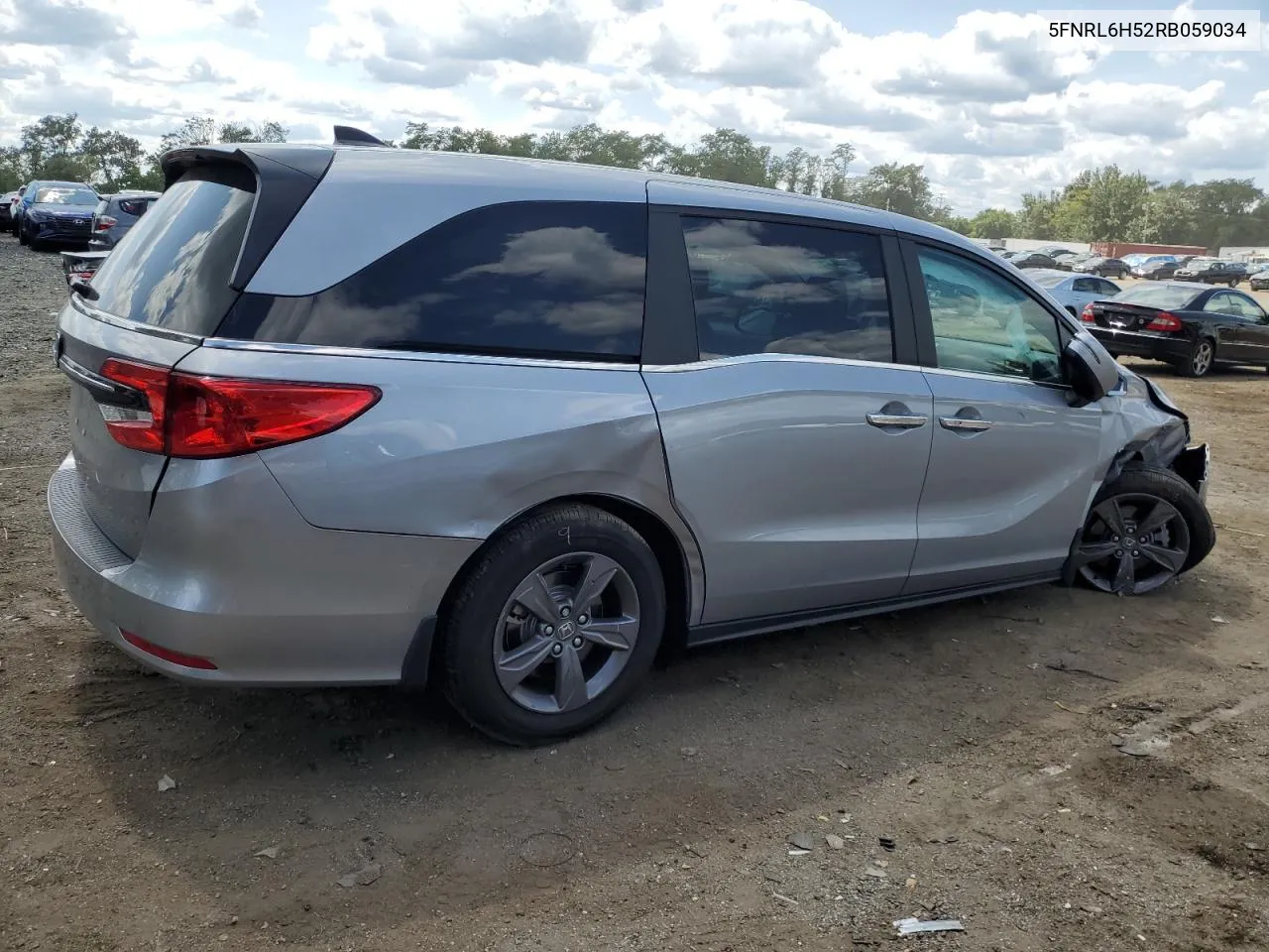 5FNRL6H52RB059034 2024 Honda Odyssey Ex