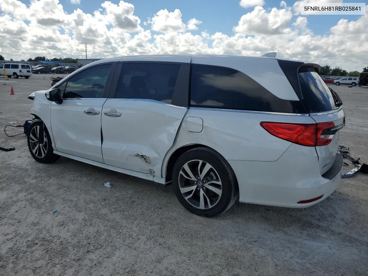 5FNRL6H81RB025841 2024 Honda Odyssey Touring