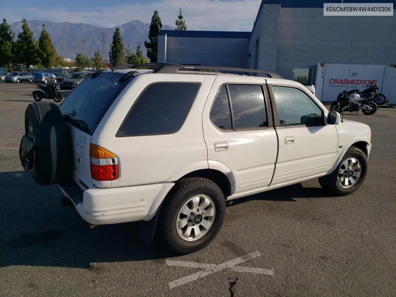 1998 Honda Passport Ex VIN: 4S6CM58W4W4405306 Lot: 65654254