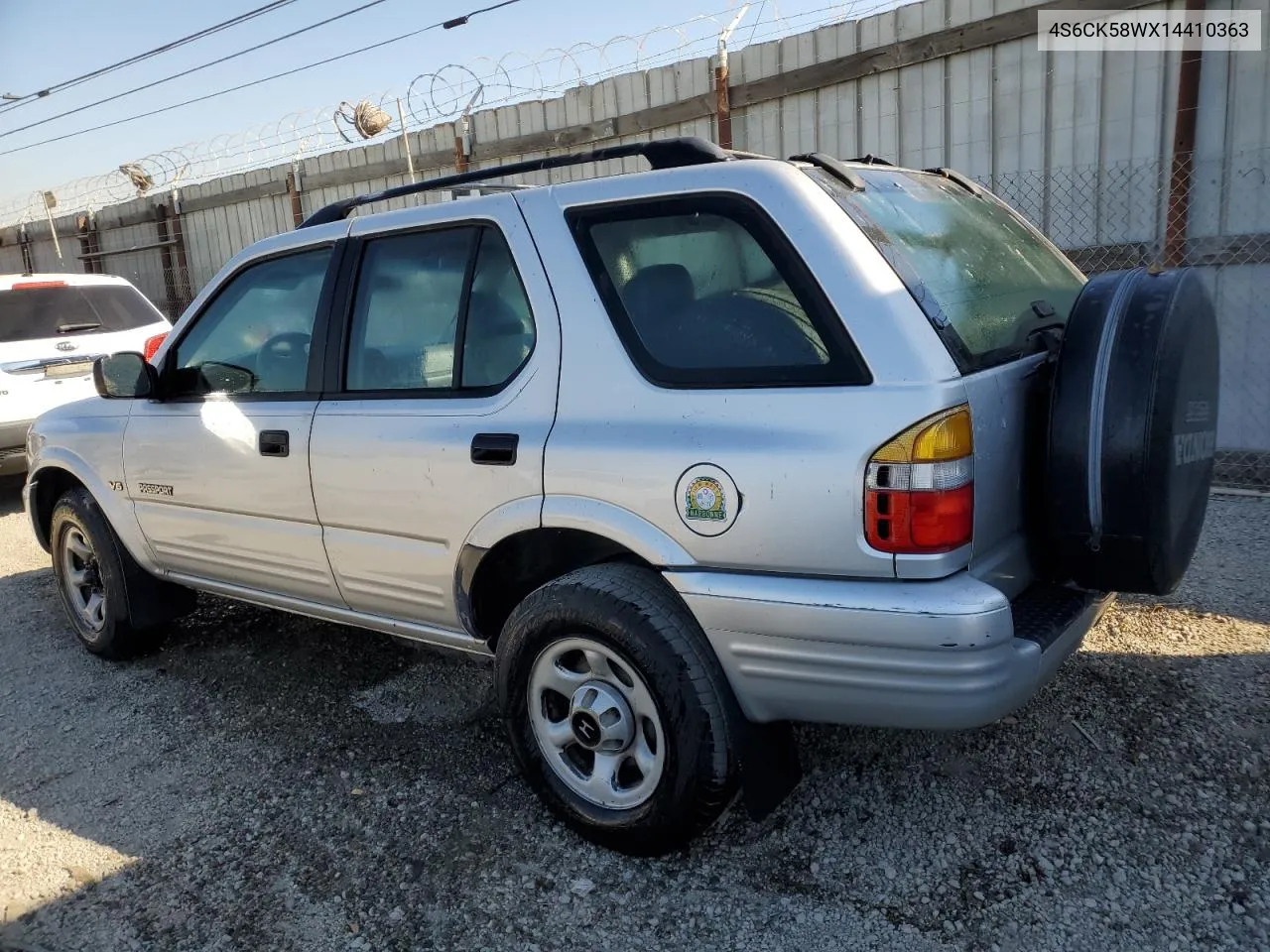 2001 Honda Passport Ex VIN: 4S6CK58WX14410363 Lot: 77500294