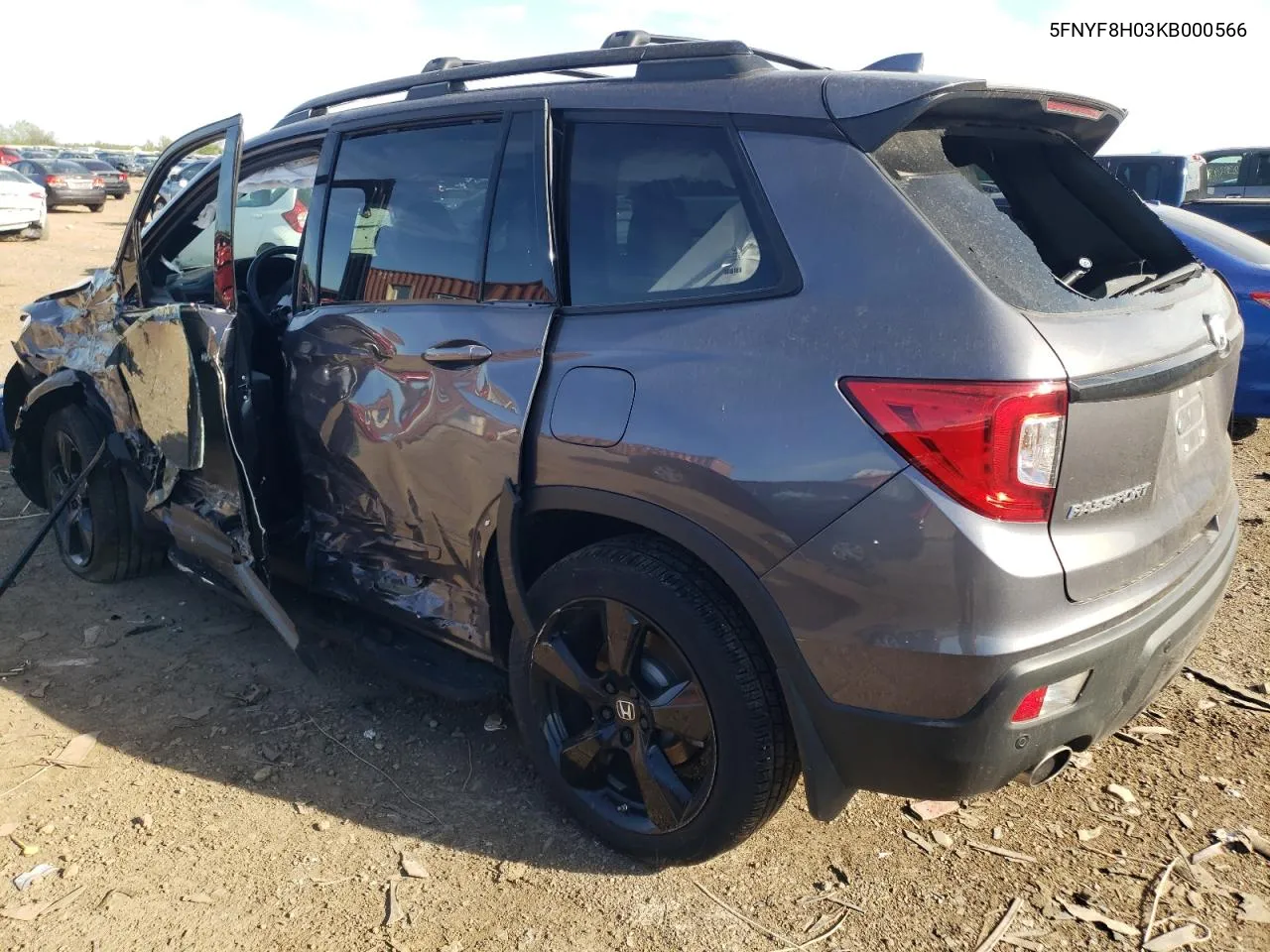 2019 Honda Passport Elite VIN: 5FNYF8H03KB000566 Lot: 52876994