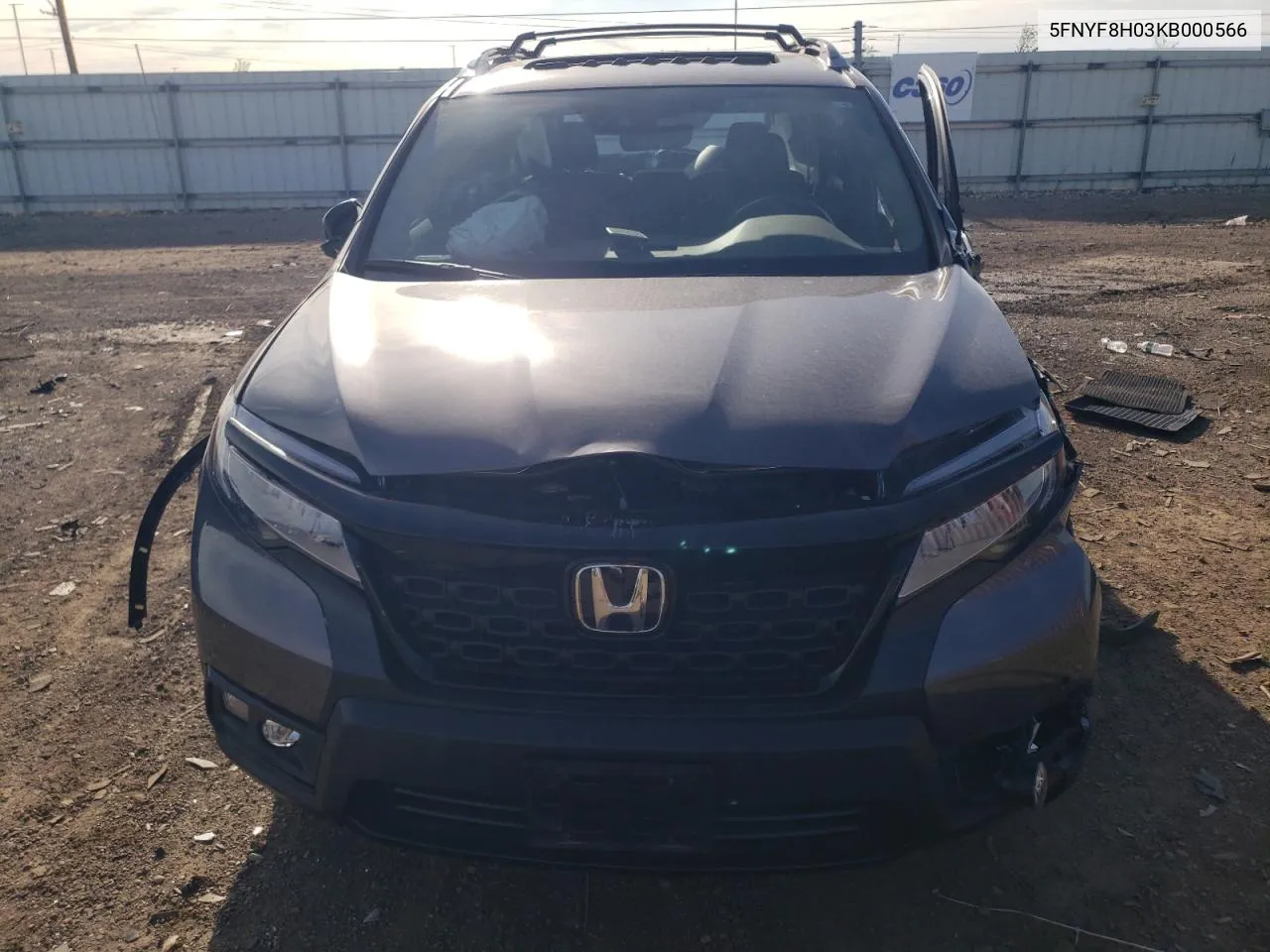 2019 Honda Passport Elite VIN: 5FNYF8H03KB000566 Lot: 52876994