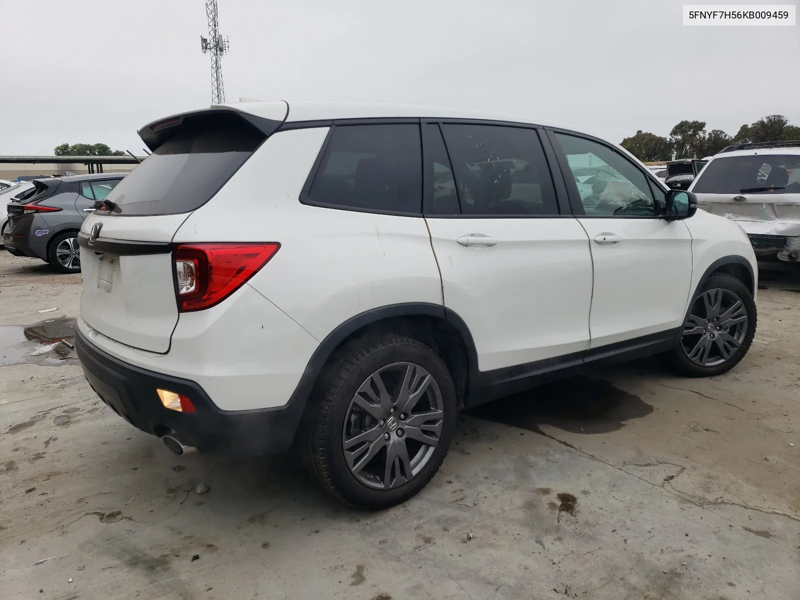 2019 Honda Passport Exl VIN: 5FNYF7H56KB009459 Lot: 65474004