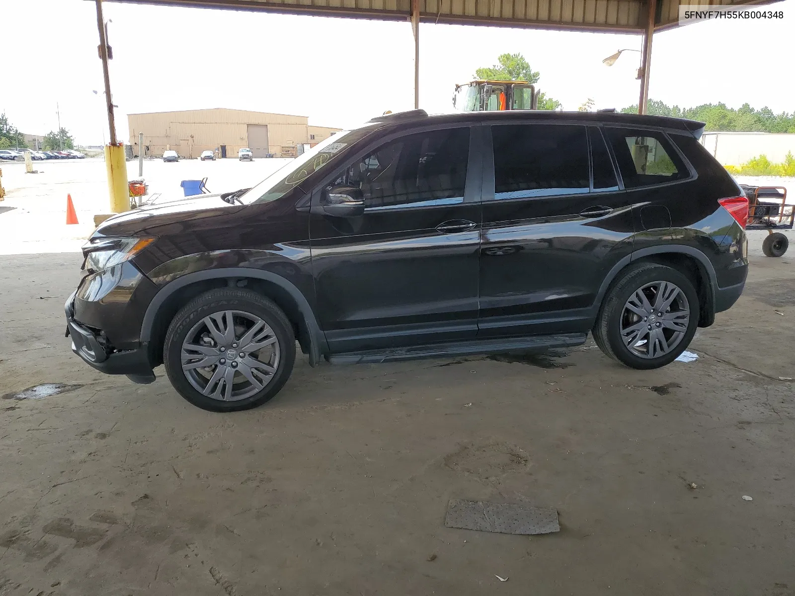 2019 Honda Passport Exl VIN: 5FNYF7H55KB004348 Lot: 67216464