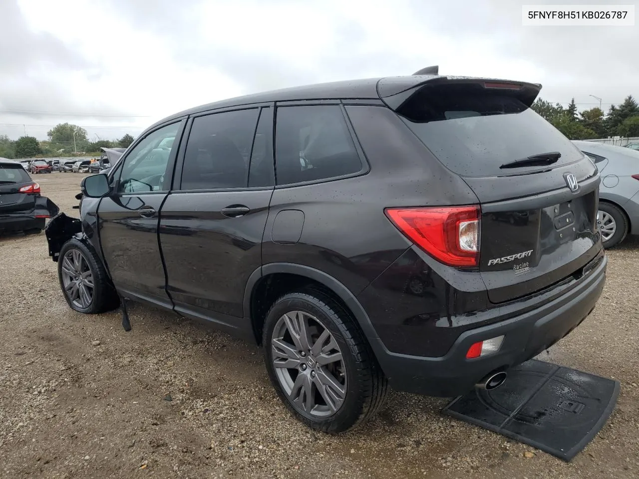 2019 Honda Passport Exl VIN: 5FNYF8H51KB026787 Lot: 72783694