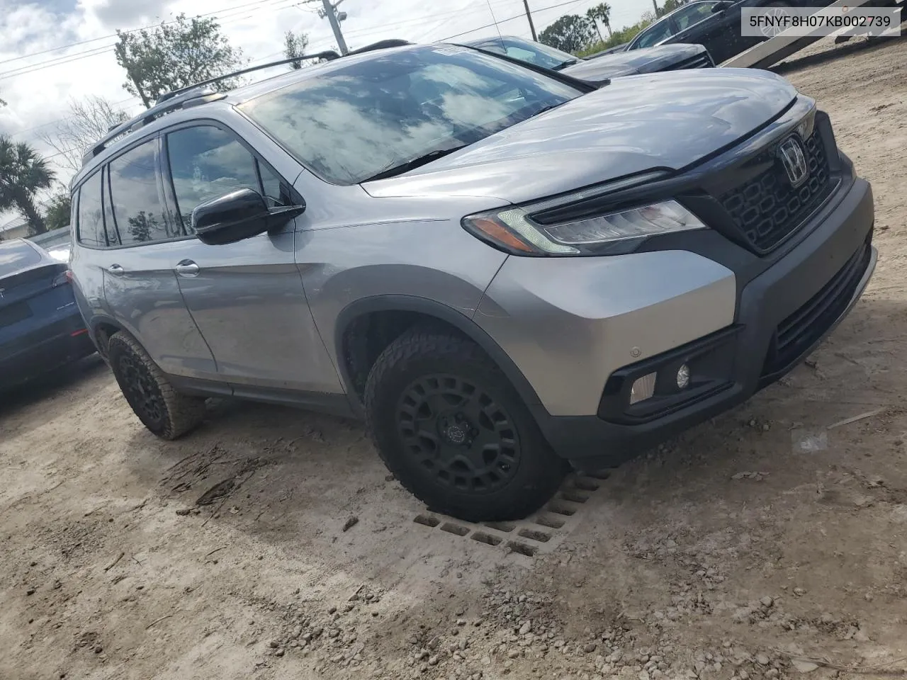 2019 Honda Passport Elite VIN: 5FNYF8H07KB002739 Lot: 74390534