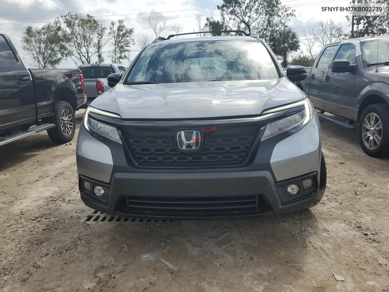 2019 Honda Passport Elite VIN: 5FNYF8H07KB002739 Lot: 74390534